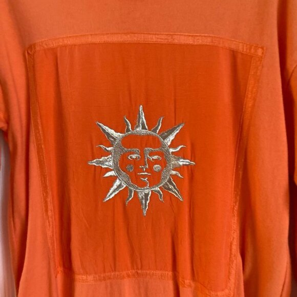 Johnny Was Tshirt Dress - Orange - Long to ankles - Size Small - Picture 2 of 3